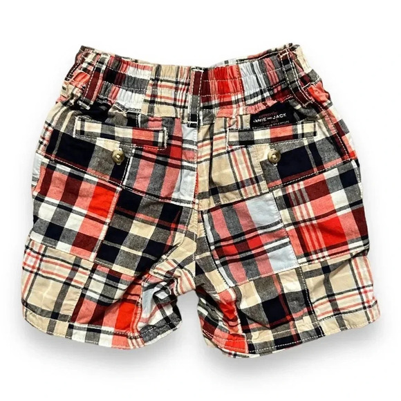 Janie & Jack | Infant Madras Shorts (6-12 mos) - Picture 2 of 4